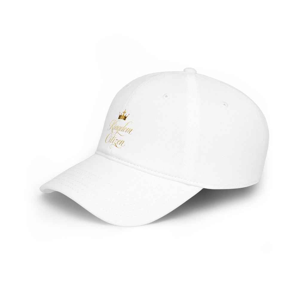 Kingdom Citizen Baseball Cap — Gold Script Low Profile Hat