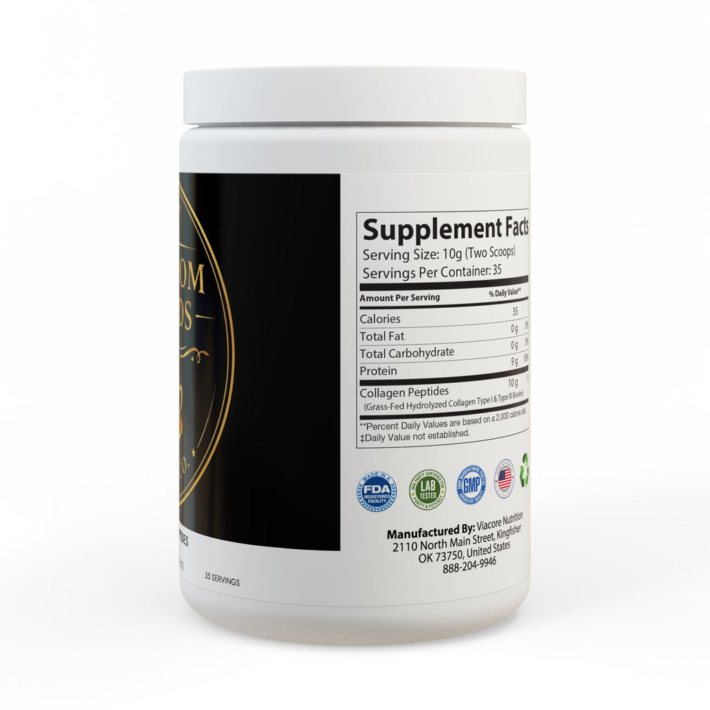 Collagen Peptides Type I & III Supplement (350g, 12.3oz)