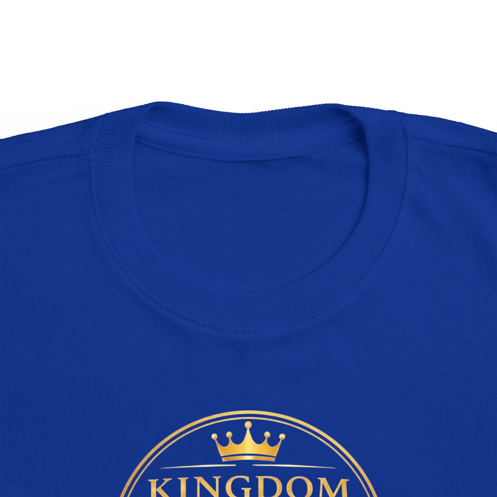 Toddler Tee — "Kingdom Grinds" Coffee With a Purpose Cute Christian Coffee Shirt