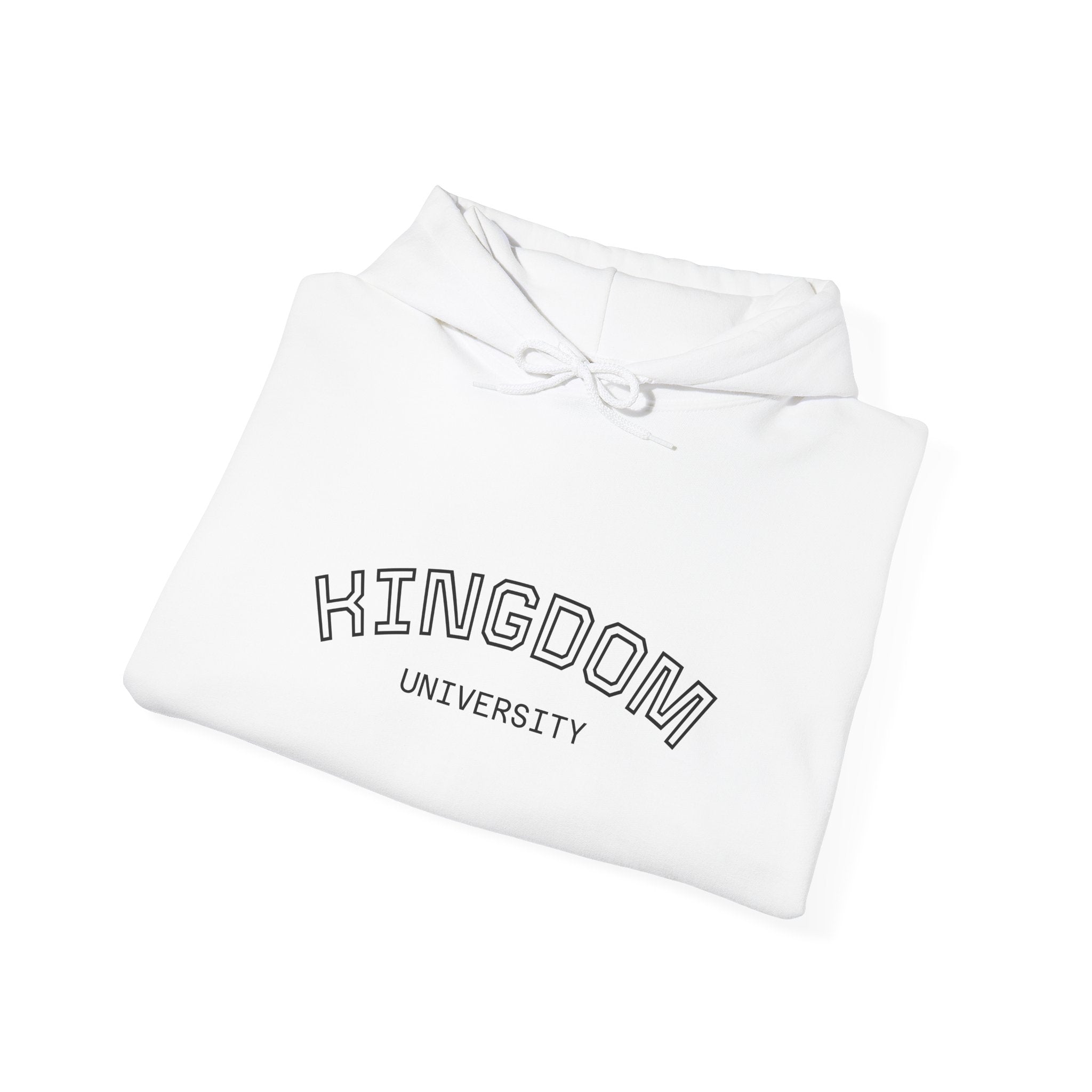 Men’s Kingdom University Hoodie — Collegiate Arc Logo Pullover