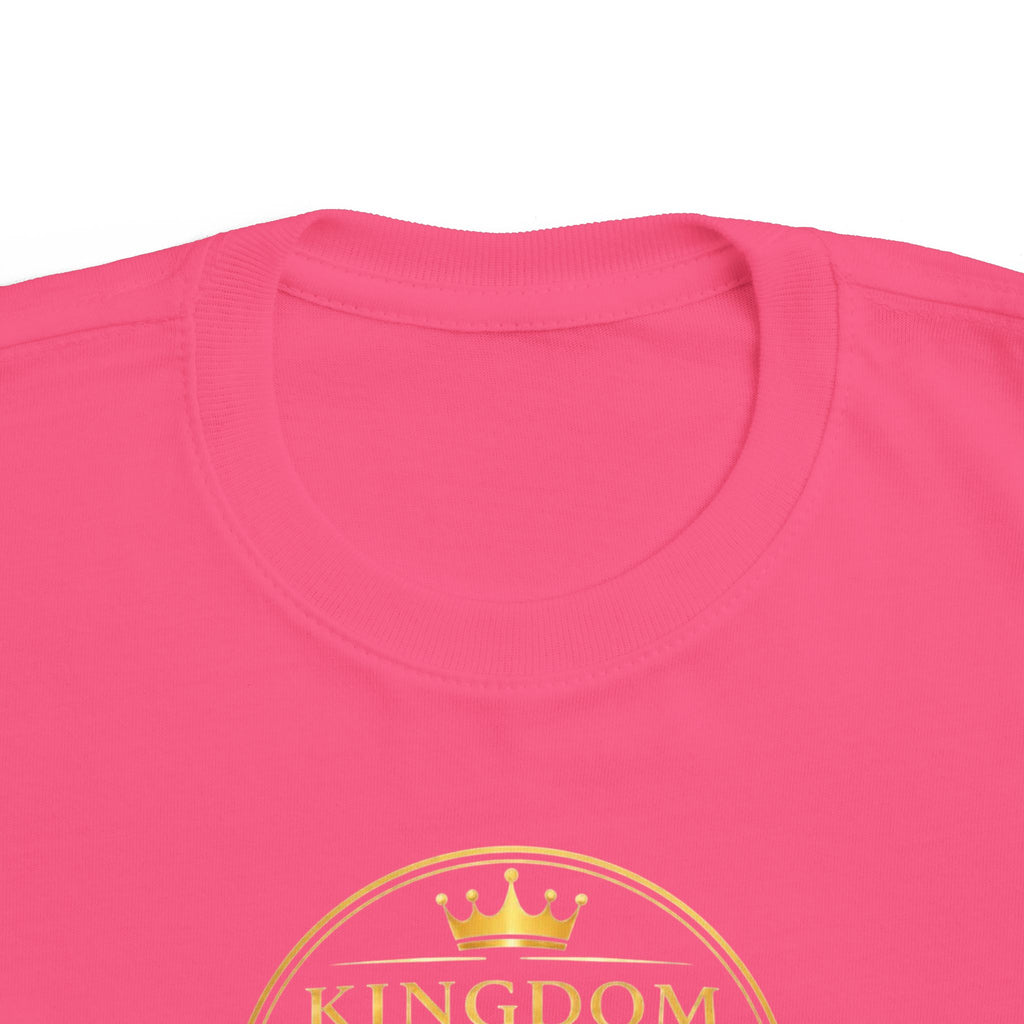 Toddler Tee — "Kingdom Grinds" Coffee With a Purpose Cute Christian Coffee Shirt