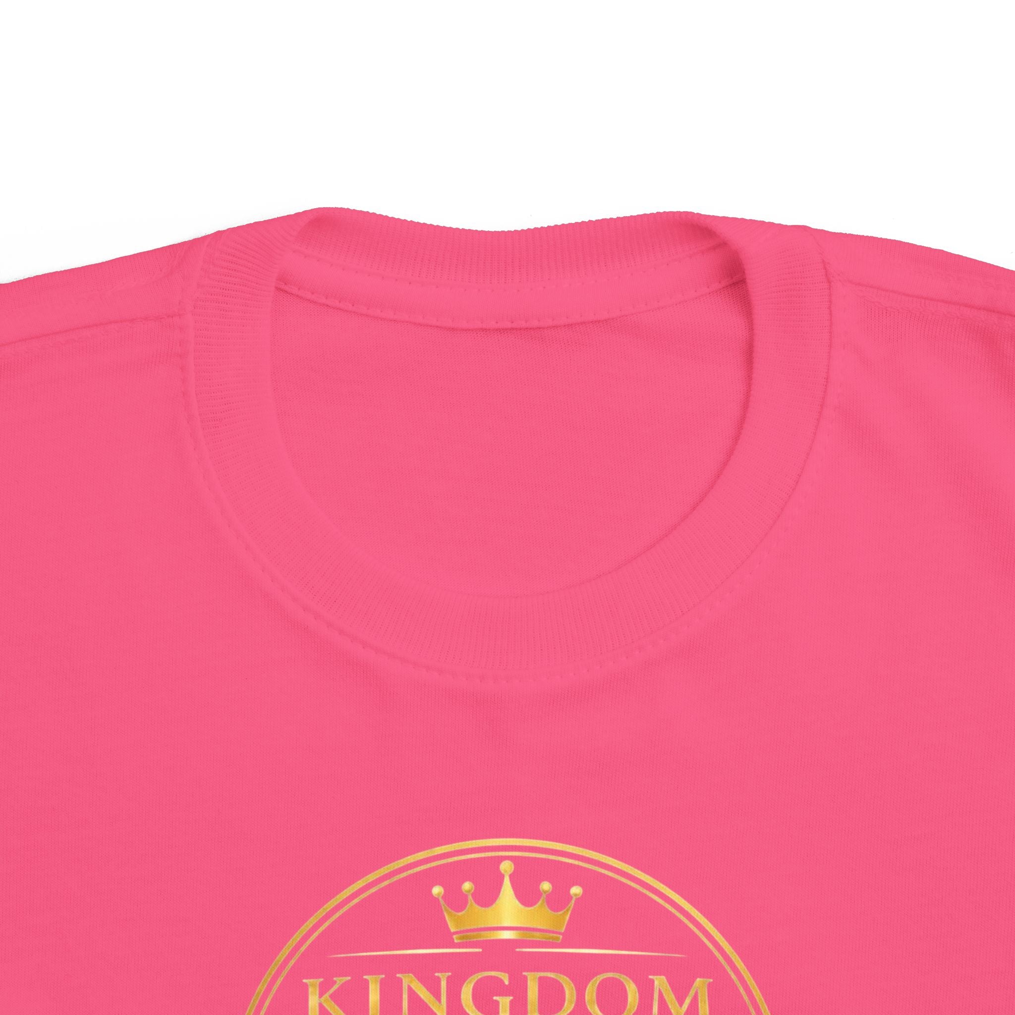 Toddler Tee — "Kingdom Grinds" Coffee With a Purpose Cute Christian Coffee Shirt