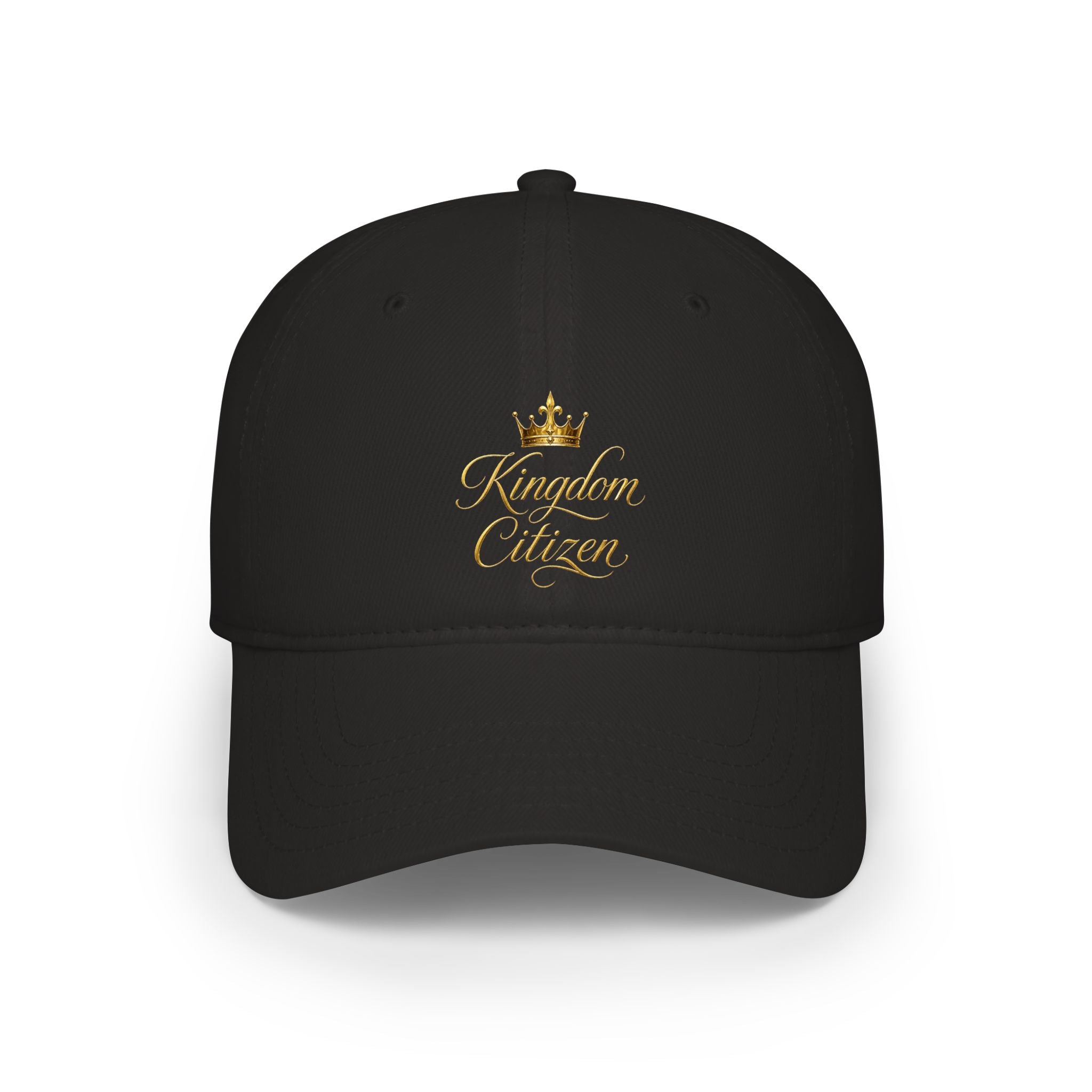 Kingdom Citizen Baseball Cap — Gold Script Low Profile Hat