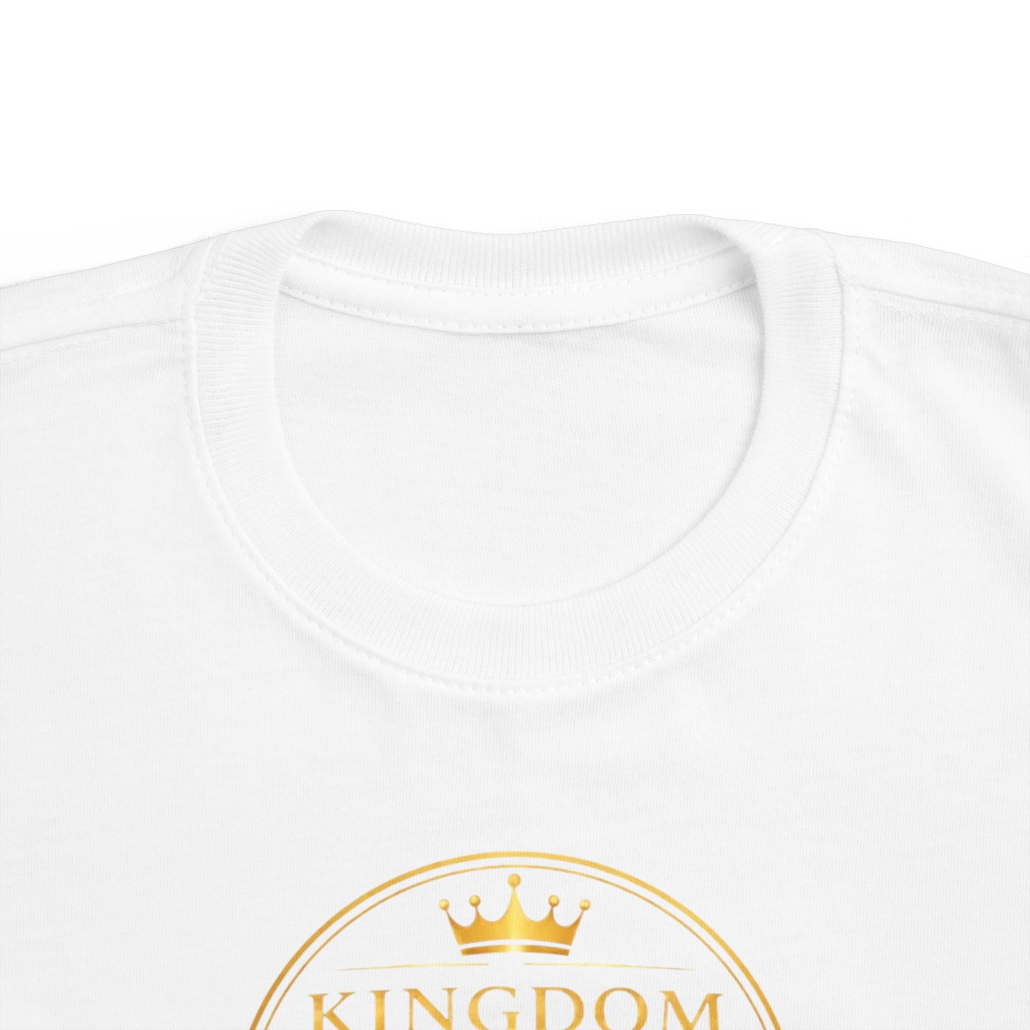 Toddler Tee — "Kingdom Grinds" Coffee With a Purpose Cute Christian Coffee Shirt