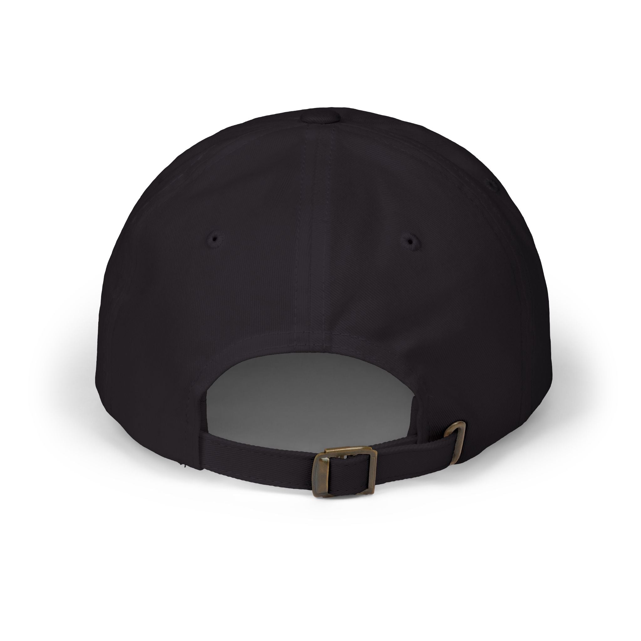 Baseball Cap — "Coffee and Modesty" Embroidered White Baseball Hat