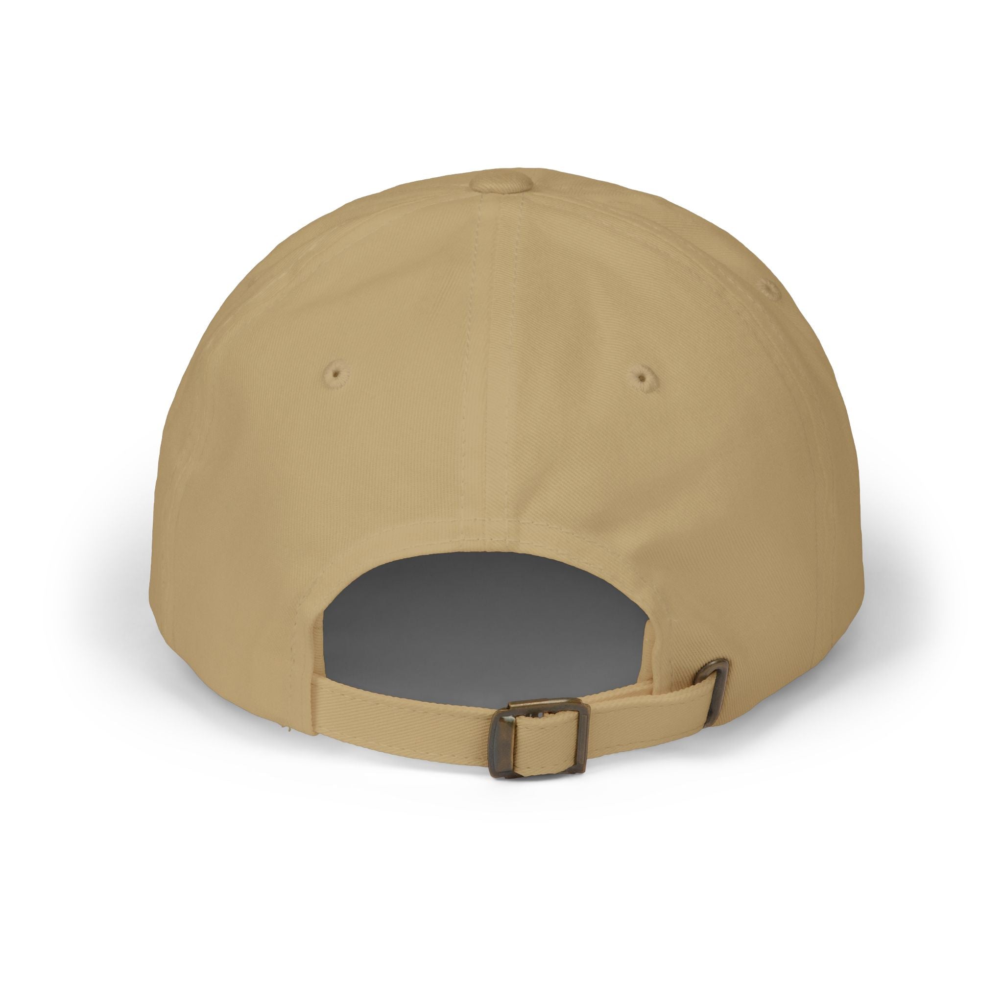 Baseball Cap — "Coffee and Modesty" Embroidered White Baseball Hat
