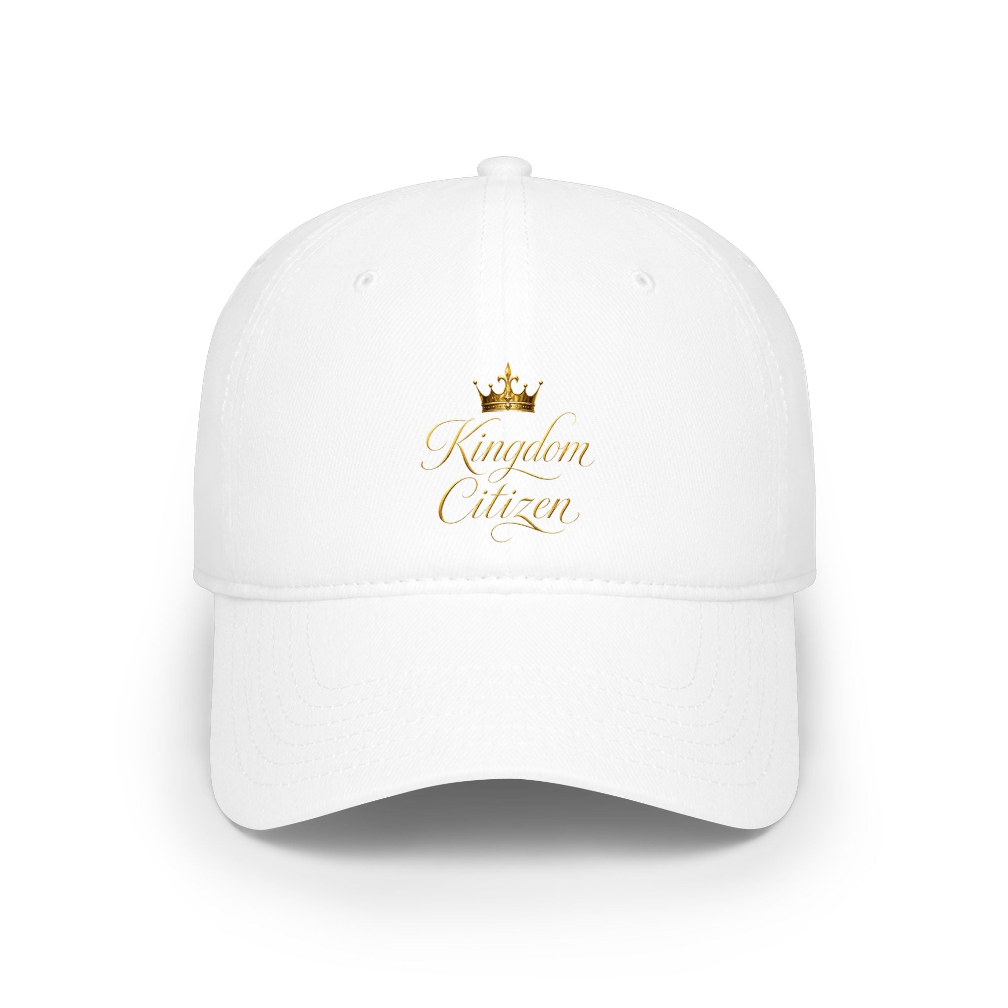 Kingdom Citizen Baseball Cap — Gold Script Low Profile Hat