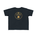 Toddler Tee — "Kingdom Grinds" Coffee With a Purpose Cute Christian Coffee Shirt