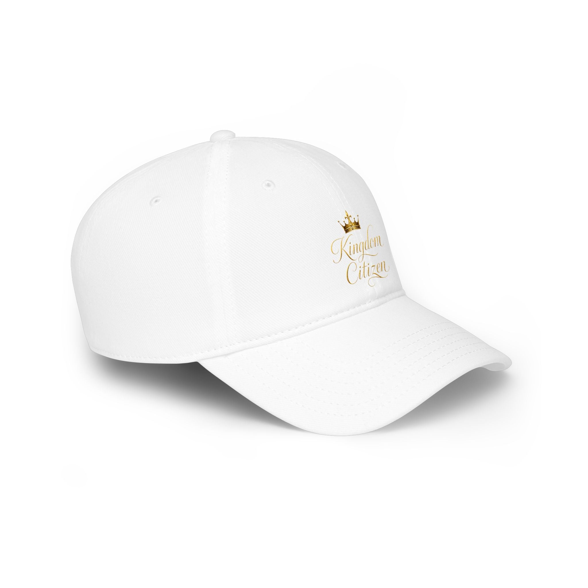 Kingdom Citizen Baseball Cap — Gold Script Low Profile Hat