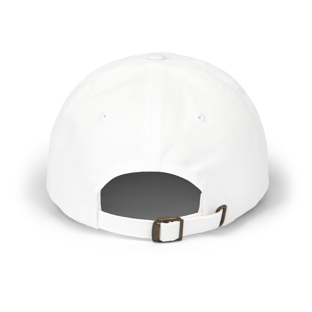 Baseball Cap — "Coffee and Modesty" Embroidered White Baseball Hat