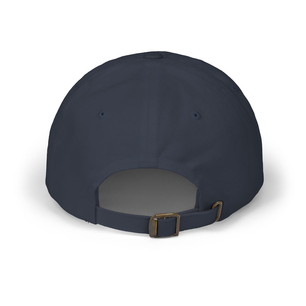 Baseball Cap — "Coffee and Modesty" Embroidered White Baseball Hat