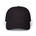 Baseball Cap — "Coffee and Modesty" Embroidered White Baseball Hat