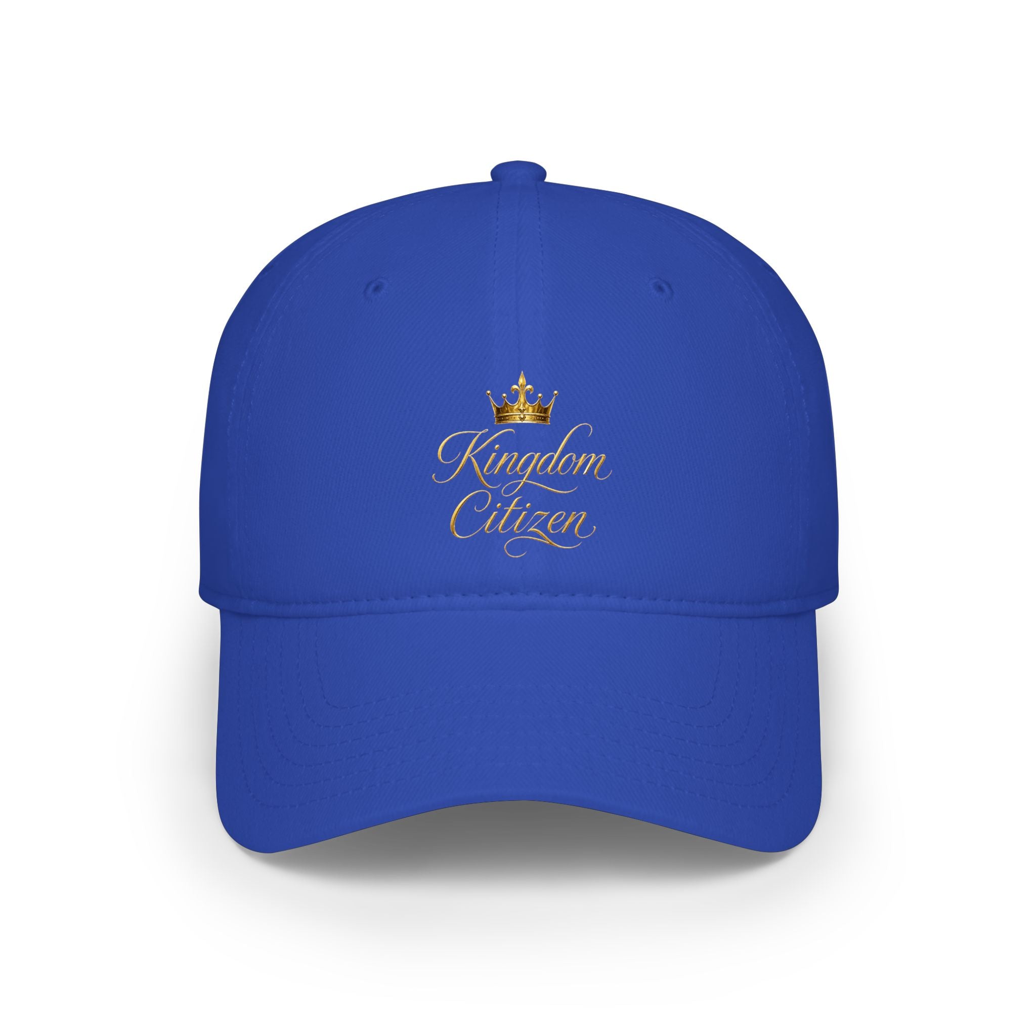 Kingdom Citizen Baseball Cap — Gold Script Low Profile Hat