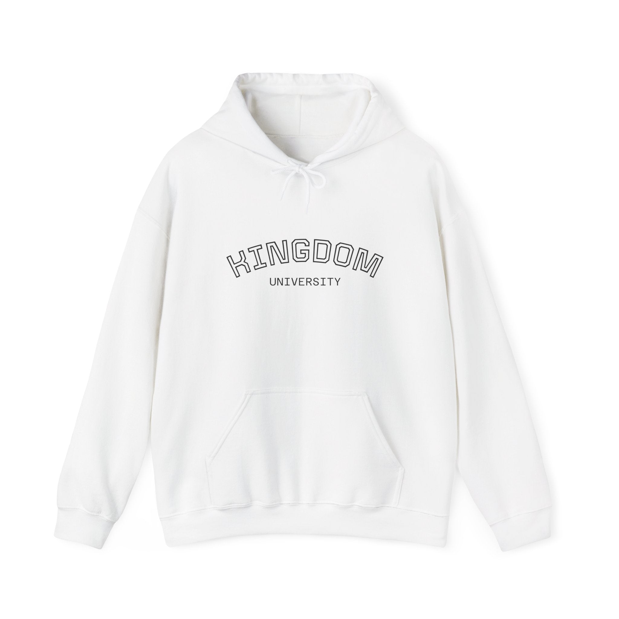 Men’s Kingdom University Hoodie — Collegiate Arc Logo Pullover