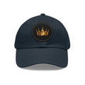Kingdom Crown Leather Patch Hat – Gold Crown Embroidered Cap