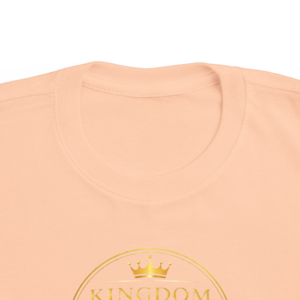 Toddler Tee — "Kingdom Grinds" Coffee With a Purpose Cute Christian Coffee Shirt
