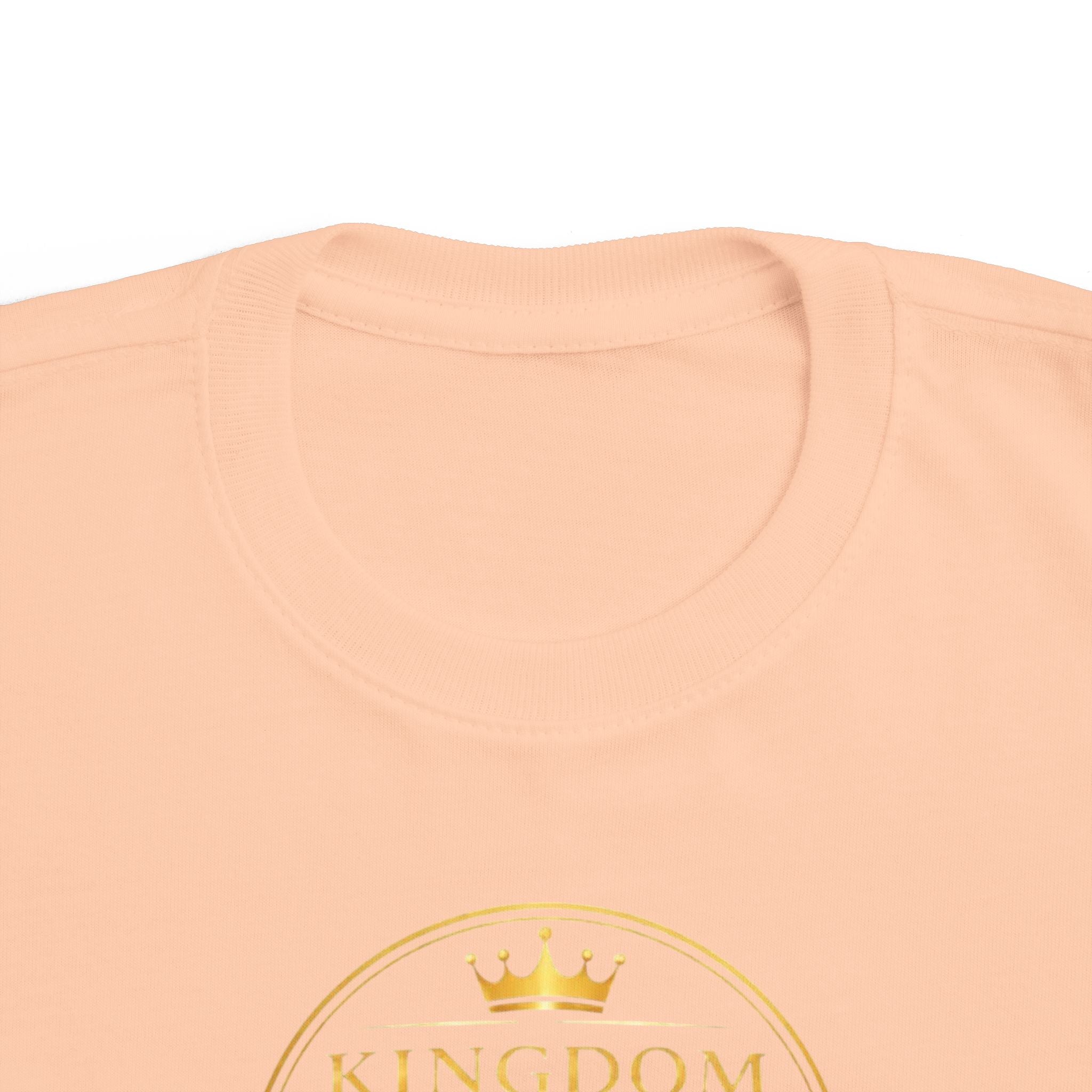 Toddler Tee — "Kingdom Grinds" Coffee With a Purpose Cute Christian Coffee Shirt