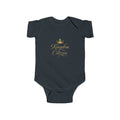 Royalty Baby Bodysuit – "Kingdom Citizen" Gold Crown Infant Onesie